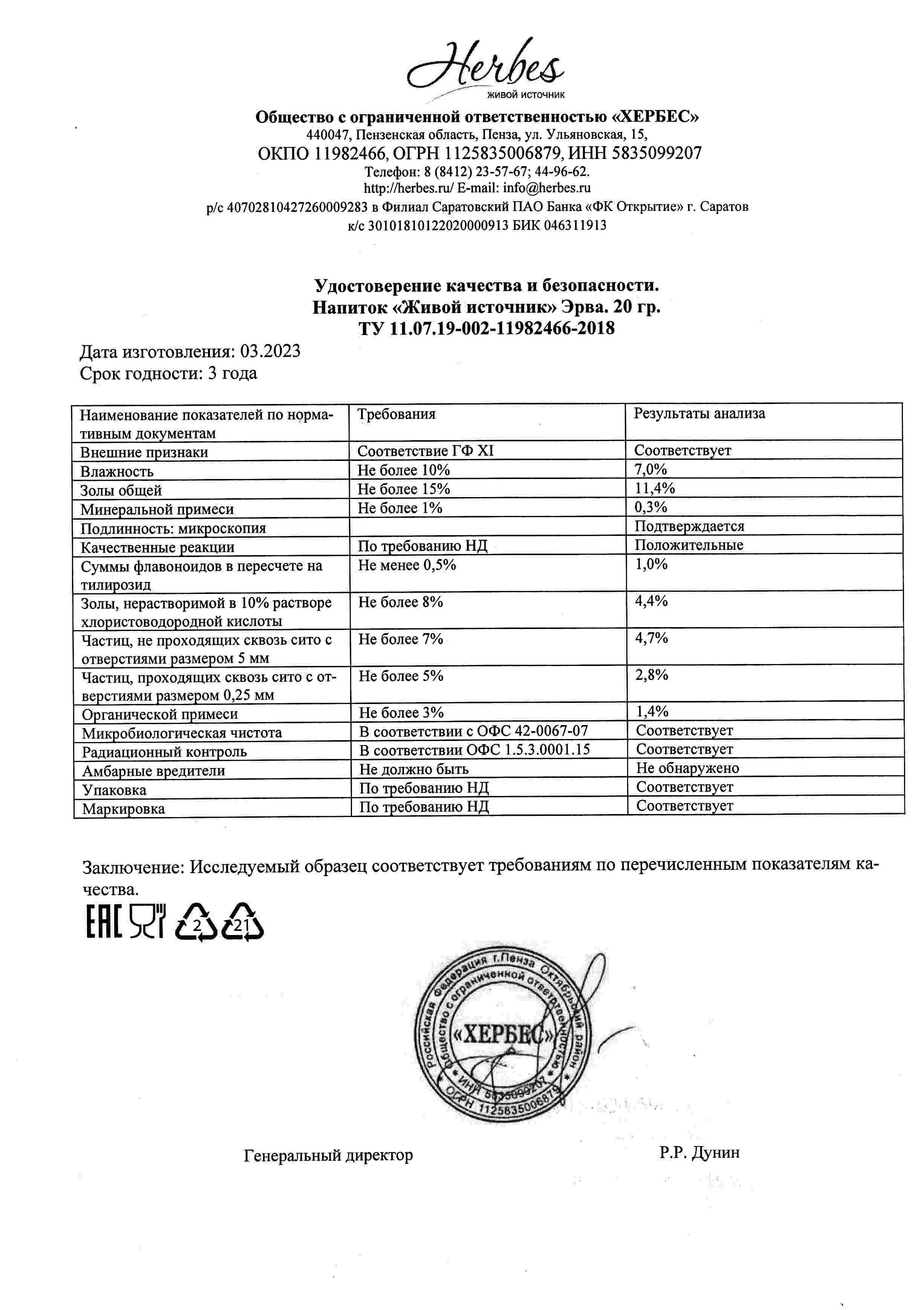 Паспорт №032023